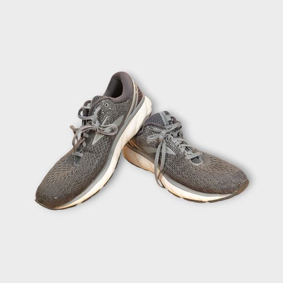 Mens Brooks GHOST Gray Running Shoes Sneakers Size 11.5 WIDE (2E) main image 12
